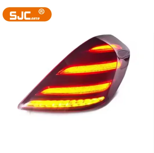 SJC Taillight for M-ercedes B-enz S-class W222 LED Dynamic Rear Light Upgrade Rear Lamp  Turn Signal Rear Lights
