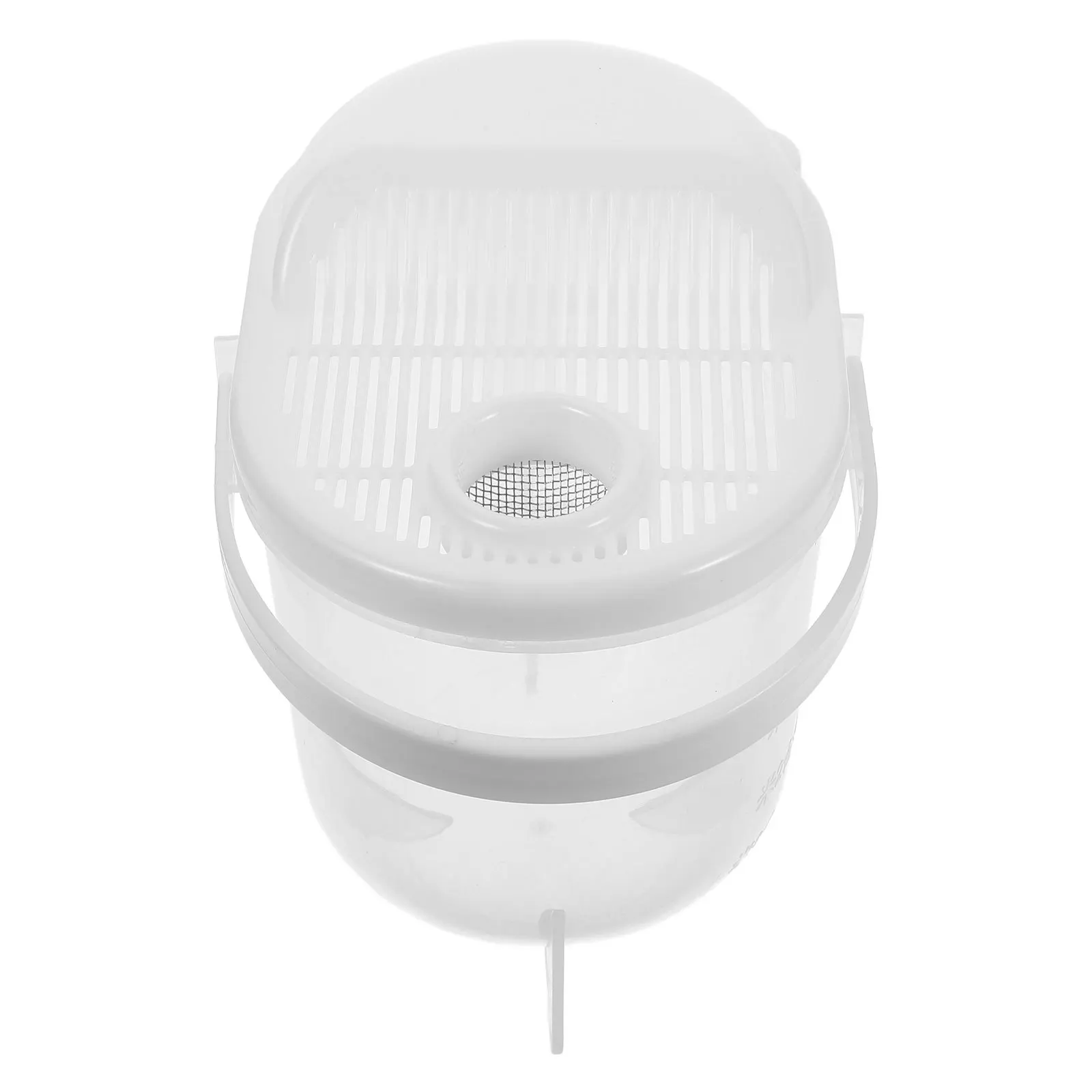 

Rice Washer Strainer Bowl With Handle Lid Multifunctional Kitchen Tool For Washing Draining Rice Fruit Vegetable Pp