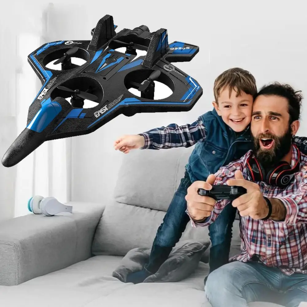 

EPP Foam Пульт дистанционного управления Foam Fighter RC Дроны Гравитационный датчик Четырехмоторный вертолет Игрушка 2,4G Трюк Портативный RC Хобби Реактивный самолет