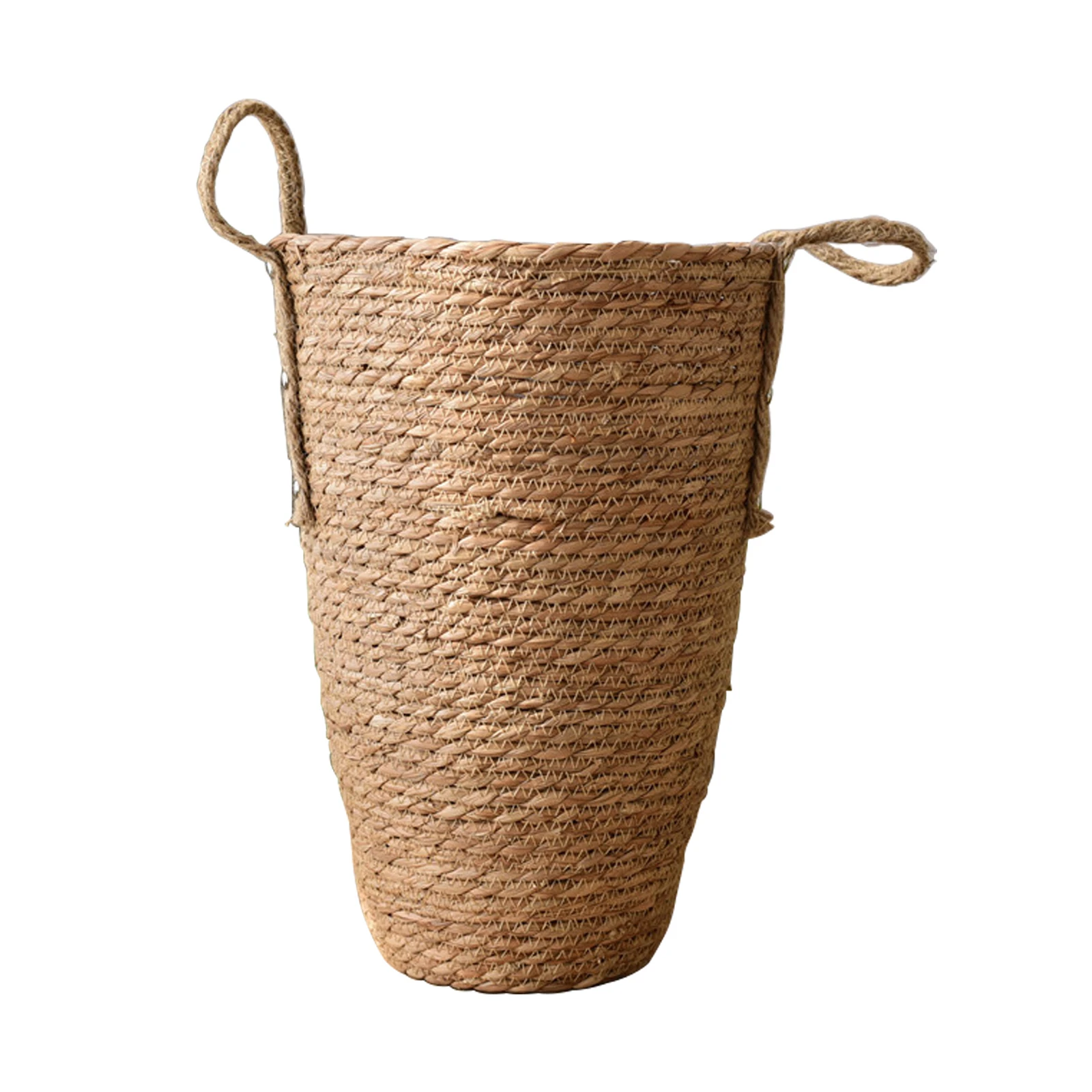 

Тканая цветочная корзина, сухоцветы, плетеные цветочные горшки, цветочные композиции, аксессуары, коричневая ваза из ротанга, украшения