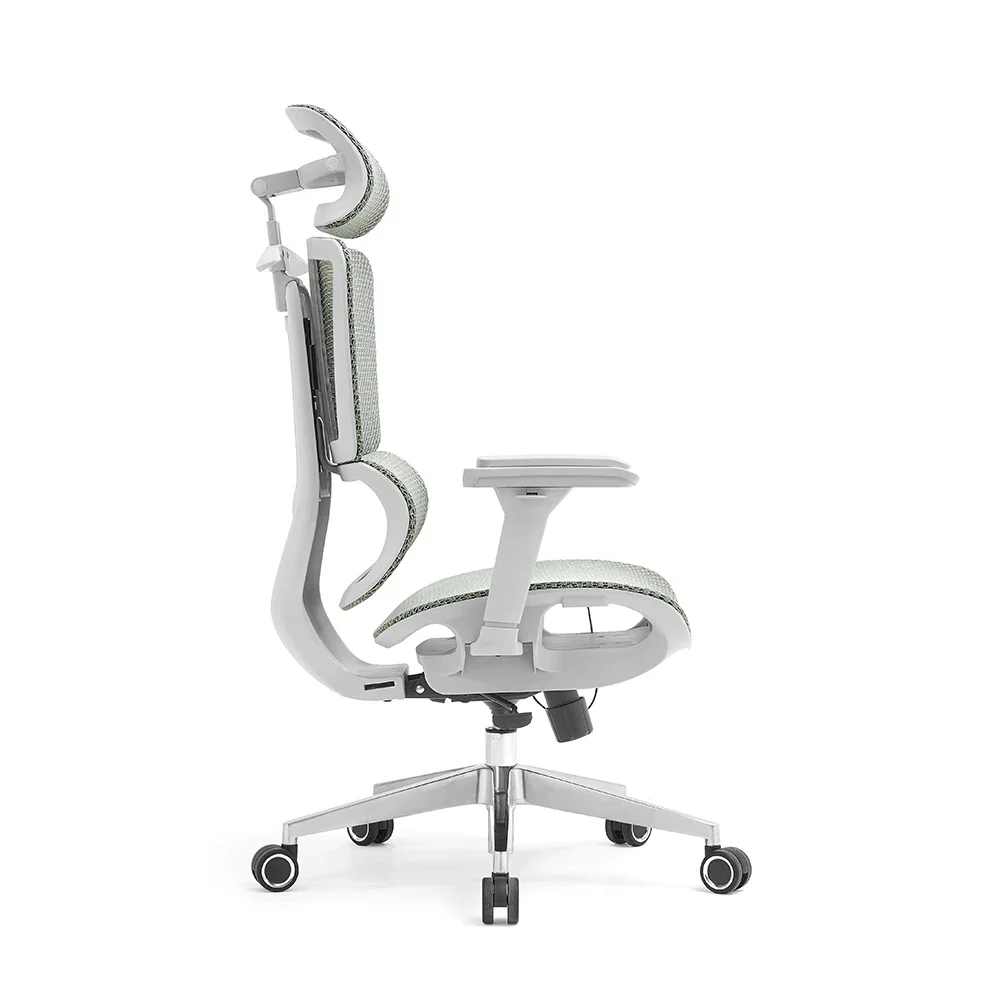 Design de luxo em movimento moderno tecido de malha cadeira de escritório ergonômica cadeira de tecido giratória sillas de oficina móveis de escritório