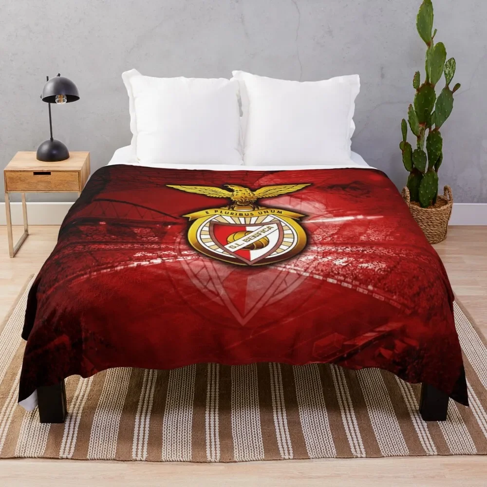 BENFICA FC Throw Blanket valentine gift ideas Retros Luxury Brand Blankets