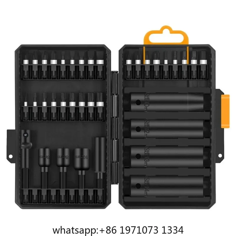 50PCS Impact Driver Bit Set Phillips Slotted Square Hex Screwdriver Bits Power Drill Repair Tool Kit Magnetic Bit Accessories view 6