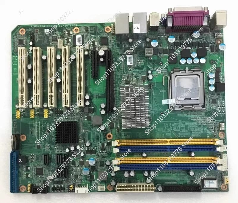 Original industrial computer main board AIMB-764 REV. A1 AIMB-764G2 dual network interface card