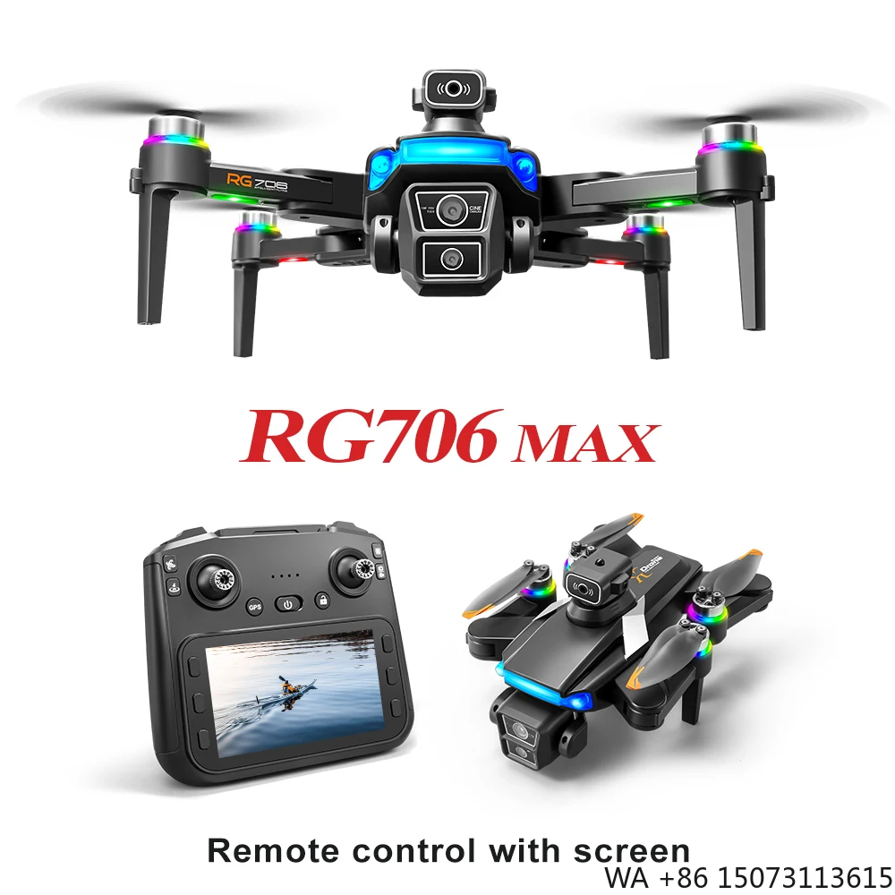 Beginner 4K HD, 4.5Inch Screen 100m RC GPS Obstacle Avoidance