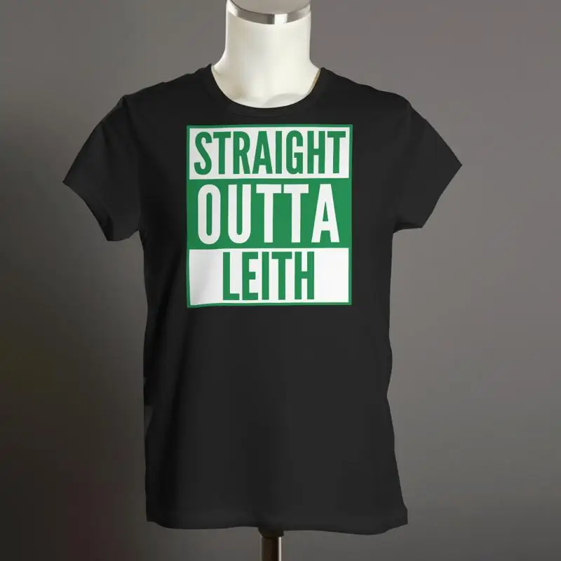 Hibernian Hibs Straight Outta LEITH T-Shirt | Organic Unisex