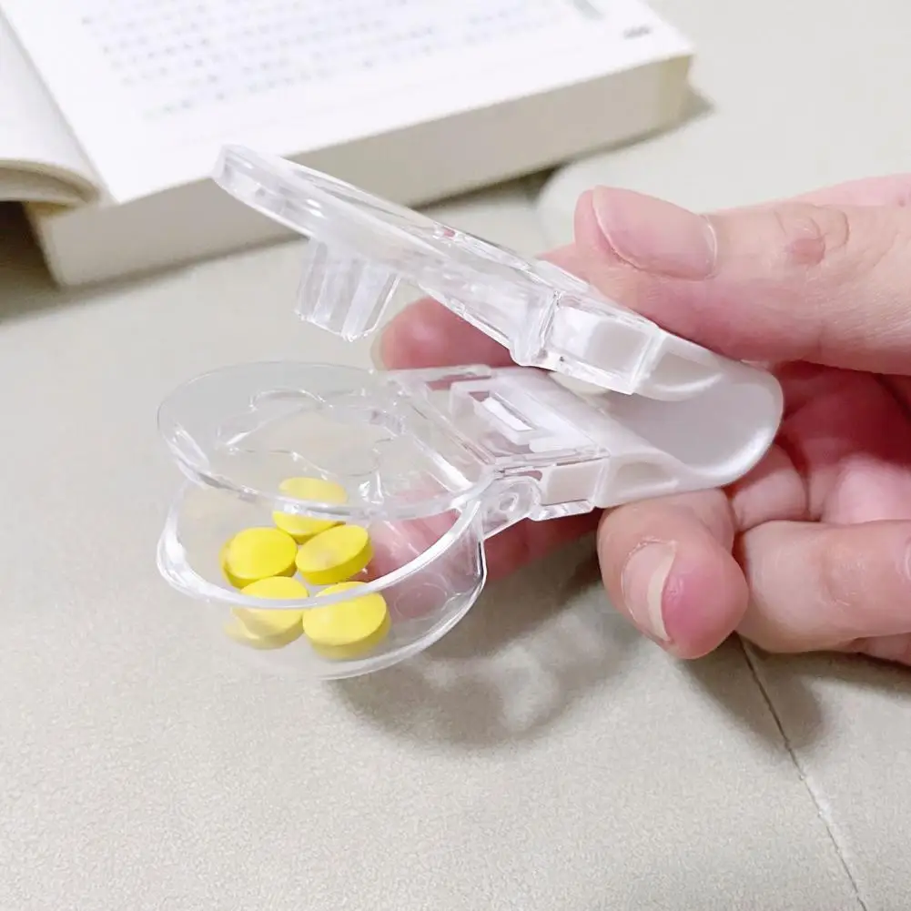 8*3.8cm Pill Taker No Contact Blister Pack Opener Travel Pill Case Elderly Disabled Arthritis Tablet Dispenser Extractor Tool