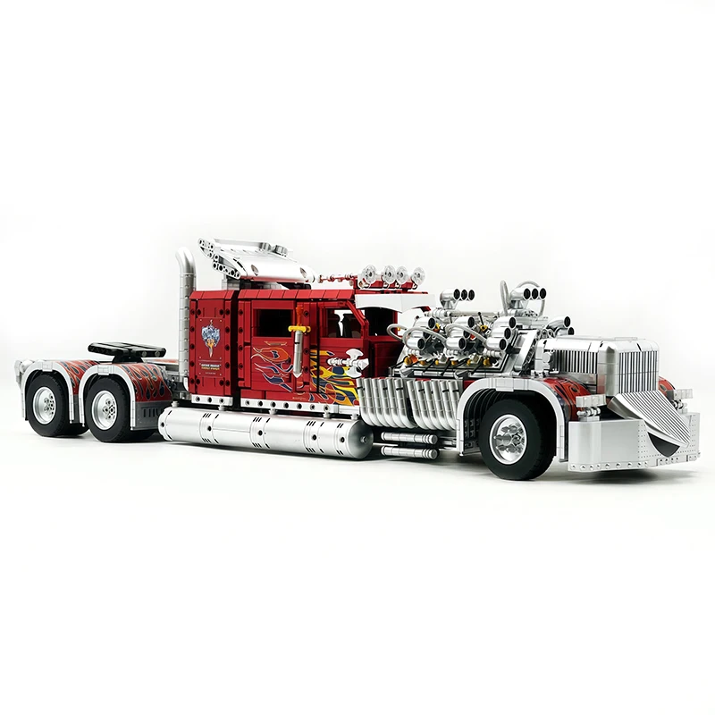 Alta qualidade em estoque y18066 moc técnico rc thor 24 caminhão bloco de construção tijolos montagem modelo diy brinquedos meninos presentes natal