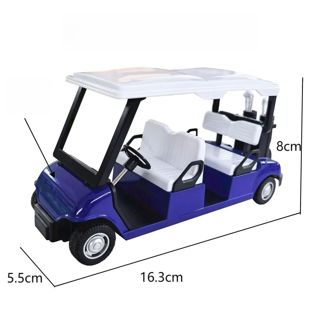 Three Options Available: Extended Double-Seater Golf Car Toy Model, Outdoor Creative Display Toy Model, With Rebounding Function