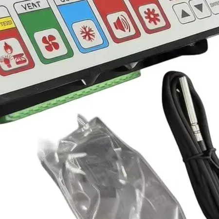 Integrated Alarm For Farm Management Temperature Instrument Black TP82 Climate Controller Eight Switch Outputs