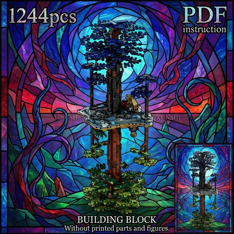 

Botanical Garden Stranger Fantasy Forest Treehouse DIY Construction Set Building Bricks Toy for 244085 moc