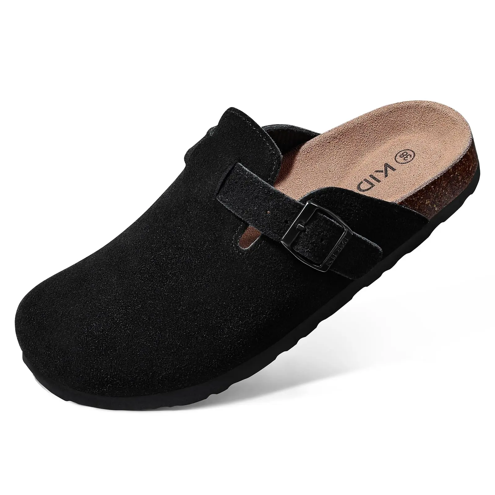 cow suede-Black