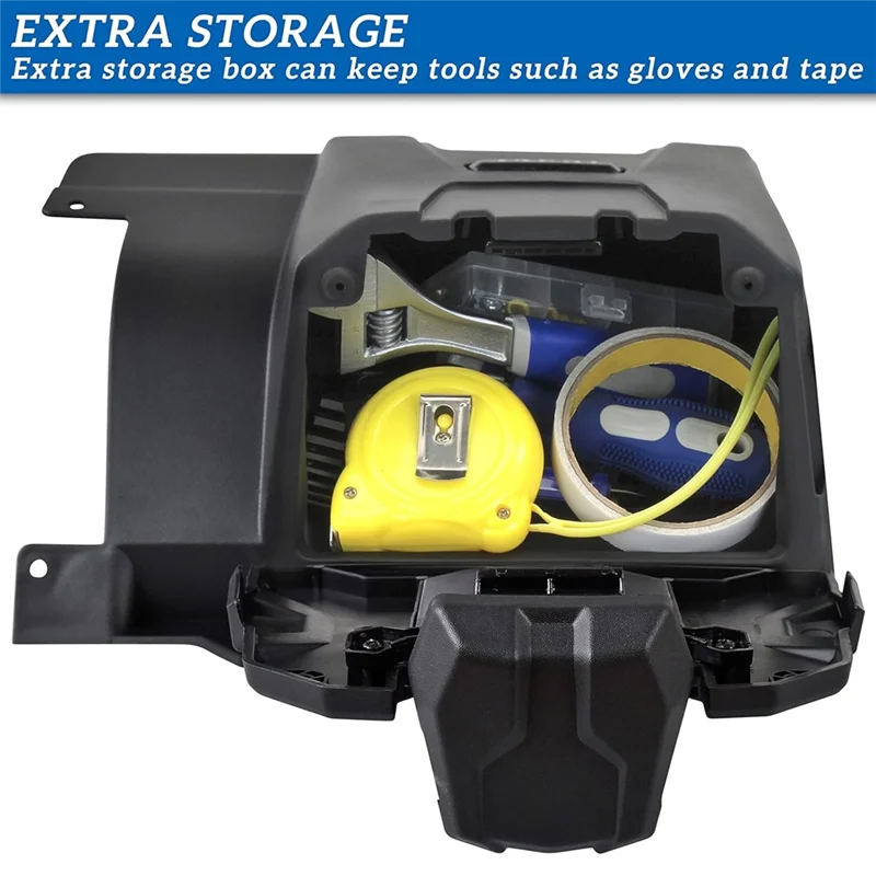 

Electronic Device Holder With Storage Box Organizer Tray For Can Am Defender HD5 HD8 HD10 MAX 2016-2023 Spare Parts