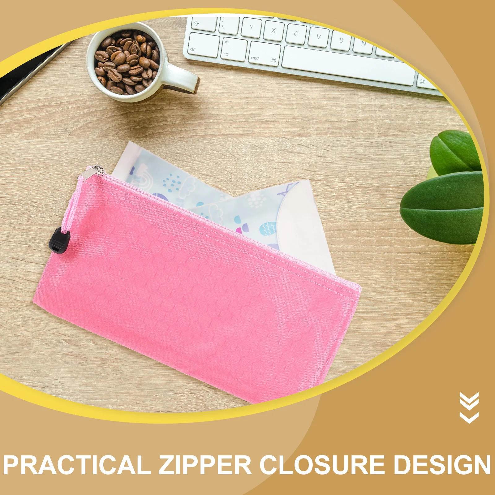 

6Pcs Sanitary Pad Storage Bag Portable Period Pouch Multi-Function Small Bag for Travel Lipsticks Earphones Change