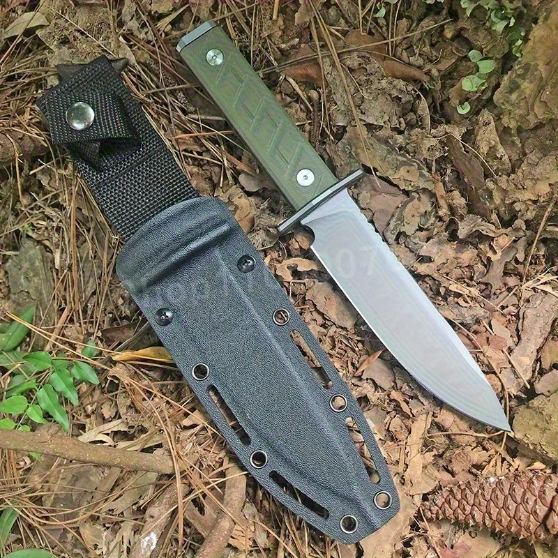 

0006 Multi-functional Knife for Outdoor Camping D2 Blade G10 Handle Suitable for Hiking Fishing and Emergency Portable Equipment