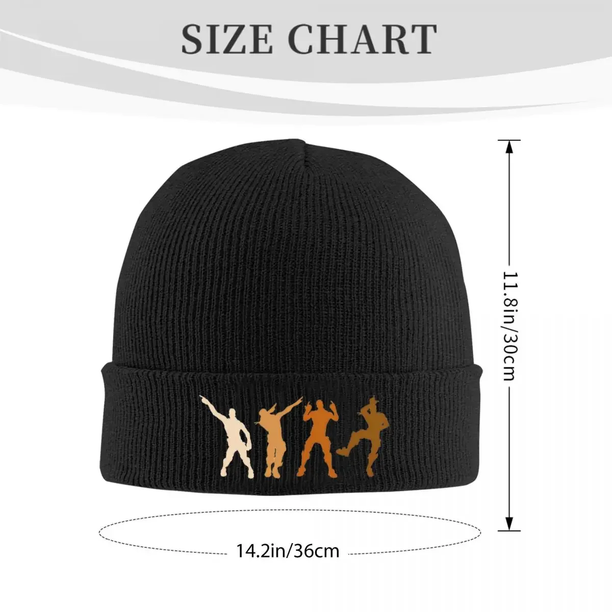 Video Game Bonnet Hats Battle Royale Victory Dance Beanie Hats Design Knitted Hat Spring Vintage Unisex Adult Outdoor Head Cap