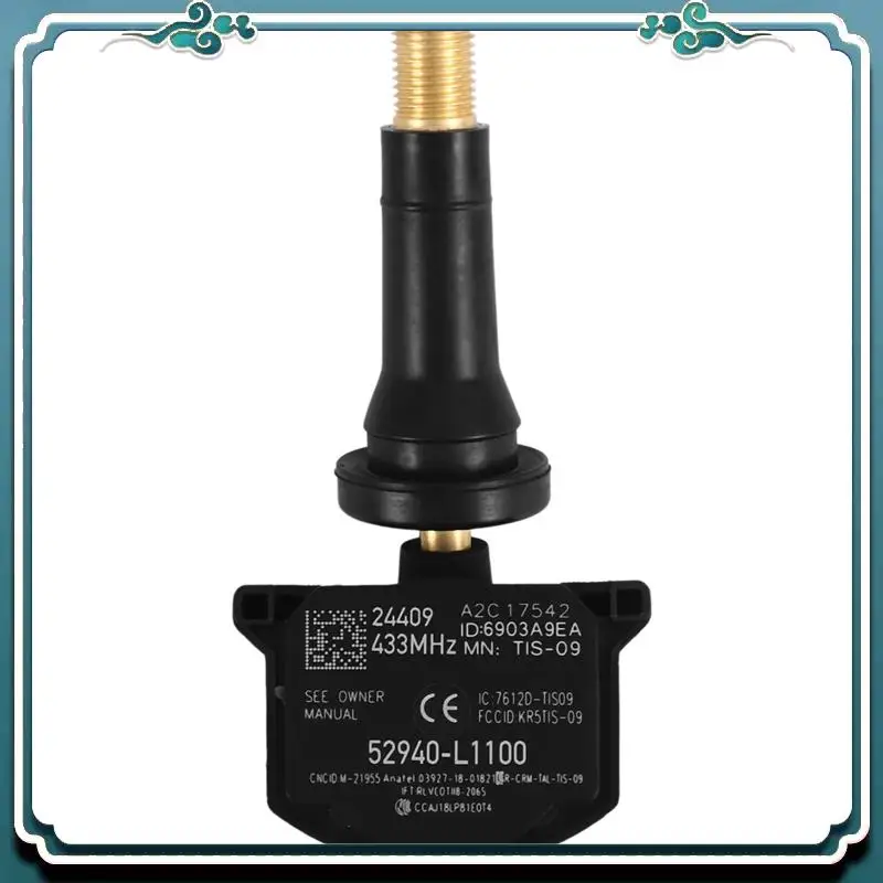 قسط 1 قطعة TPMS مراقبة ضغط الإطارات الاستشعار 52940-L1100 لشركة هيونداي سوناتا إلنترا كيا أوبتيما K5 Seltos 2020-2021