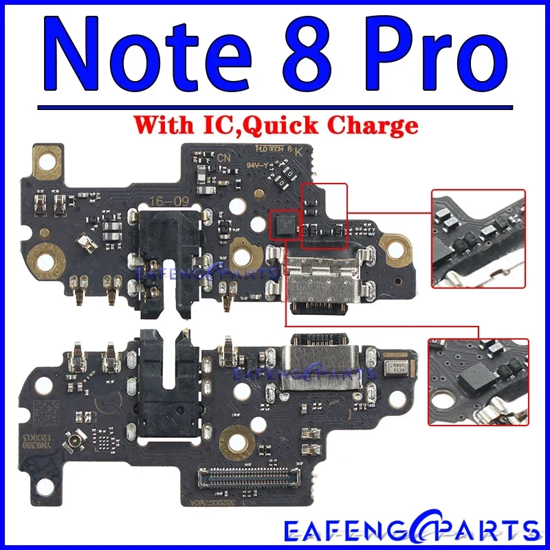 Usb Dock Charger Connector Flex for Xiaomi Redmi Note 7 7A  7S 8 8A 8T 9 9T 9S Pro 4G 5G Charging Board Flex Ports Module