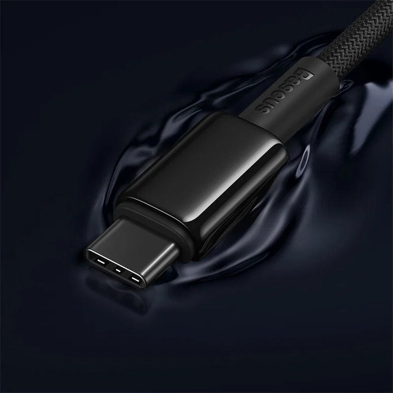 Baseus 고속 충전 USB C-USB C타입 케이블, 아이폰 15, 샤오미 레드미 4.0, 맥북, 아이패드 프로용, PD 100W 고속 충전기, 100W