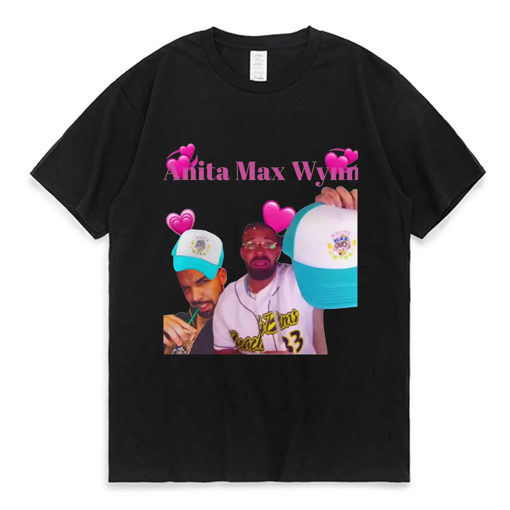 Rapper Drake Anita Max Wynn T Shirt Men Women Clothes Funny Graphic T Shirts Hip Hop Fashion Short Sleeve T-shirt Streetwear