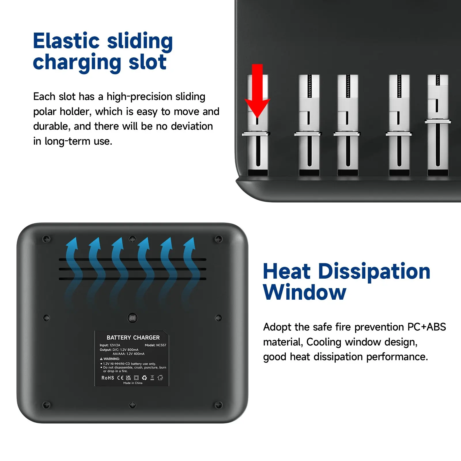 CITYORK 1,2 V LR20 D tamaño NI-MH batería 10000mAh recargable LR14 R14 5000mAh NIMH tipo C batería con cargador LCD para estufa de Gas