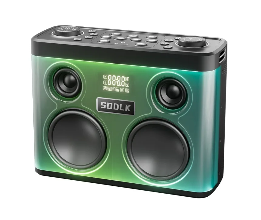 High Power Line Array Home Karaoke 320W Box Arrivals Wireless Mini Blue Tooth Speaker With Led Light Sodlk S1368