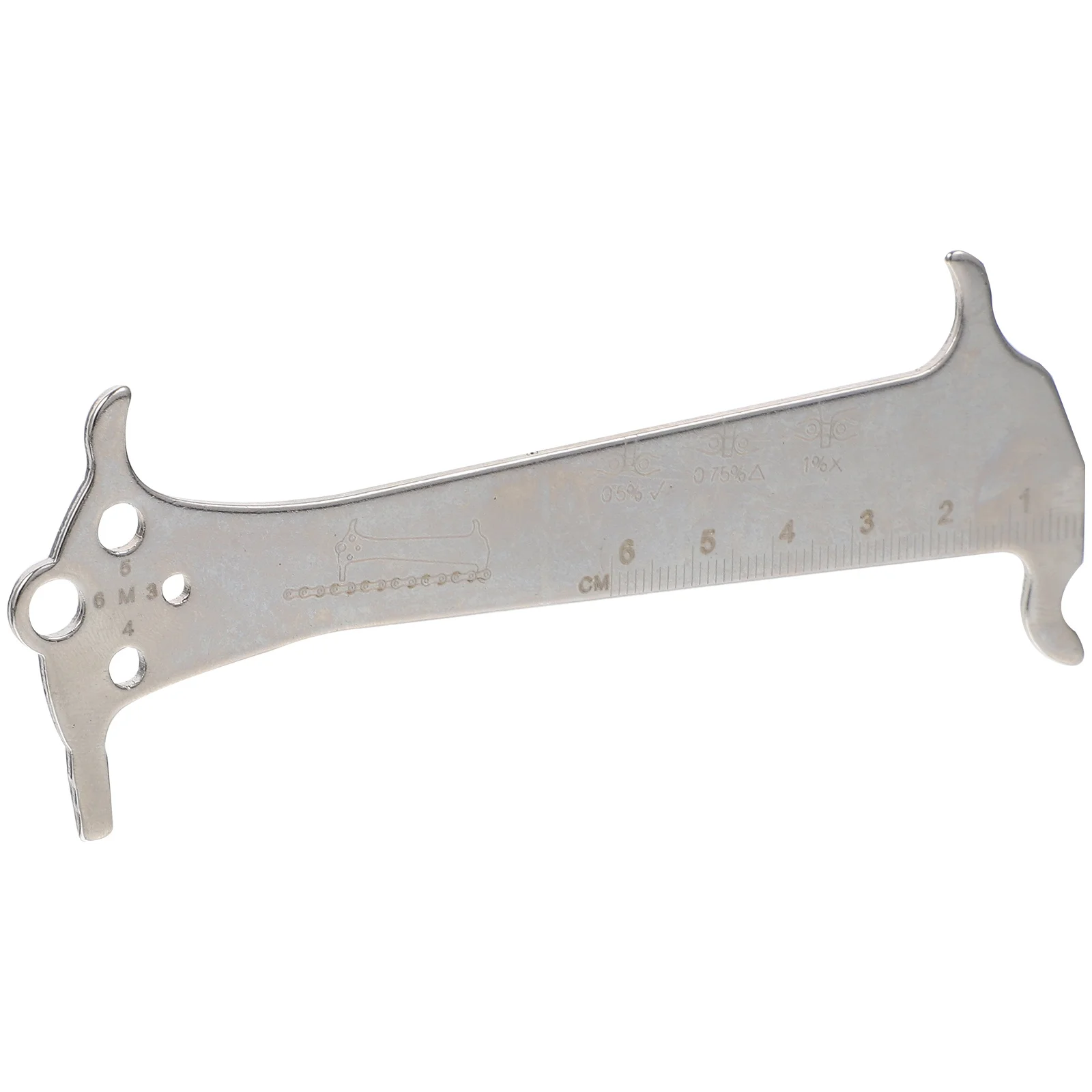 1Pcs Bike Chain Gauge Portable Tool Durable Practical Measurement Compatible All Chains Convenient Replacement Easy Operate