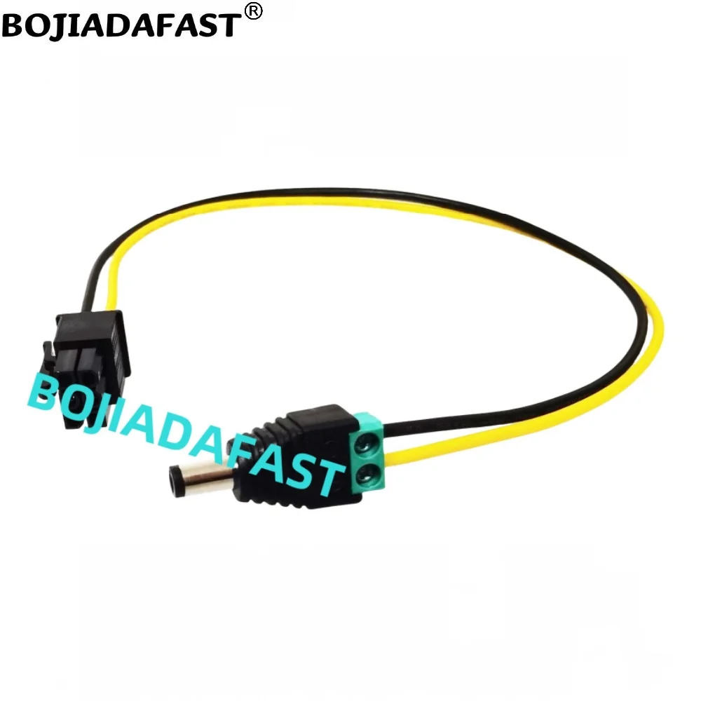 PCI-E 수-5.5x2.5mm 12V DC 커넥터 전원 케이블, 160W 400W PICO PSU용 6 핀, 16awg, 0.1M, 0.2M, 0.3M, 0.4M, 0.5M, 0.6M, 0.8M, 1M