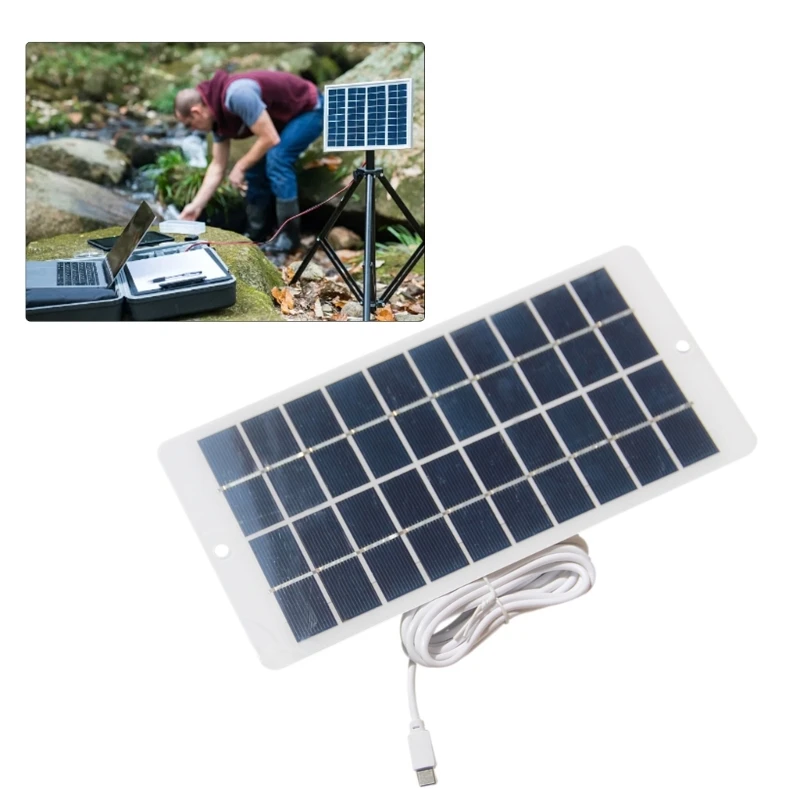 

4.5W Solar Panel for Security Camera Outdoor, 5V USB C Solar Panel for Rechargeable Battery Powered Camera