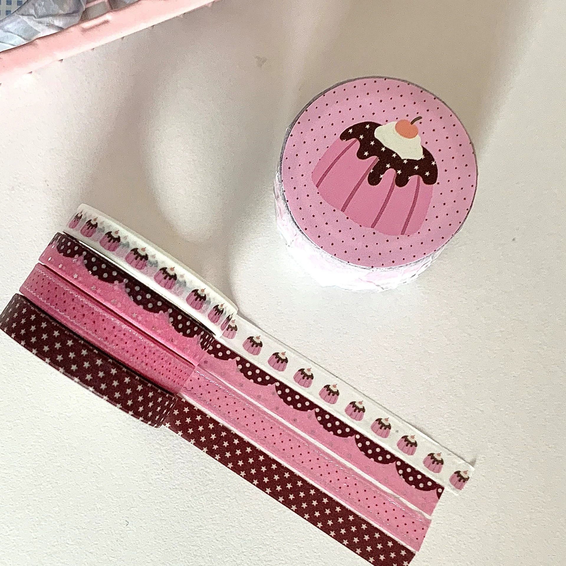 4 قطعة/المجموعة 6 مللي متر الأساسية مجلة شريط زخرفي حزمة لطيف الكرتون الإبداعية اشي الشريط القرطاسية المدرسية #6