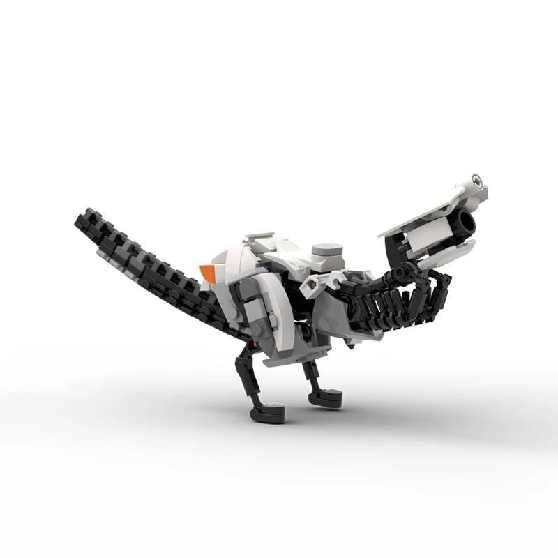 Moc Games Horizon Zero Dawned Watcher Mecha Dinosaur Action Figure Building Blocks Horizoned Forbidden West Detector Bricks Toys