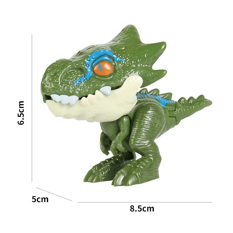 Jurassic Finger Dinosaurier Tyrannosaurus Modell Spielzeug für Kinder Finger Beißen Dinosaurier Bewegliche Gelenke Dinosaurier Spielzeug für Jungen Geschenk
