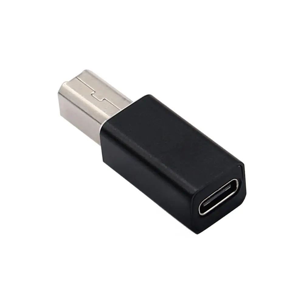 Adaptador USB tipo C hembra a USB B macho para convertidor de impresora de escáner adaptador de transferencia de datos USB C
