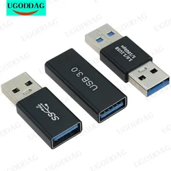 USB 3.0 Connector USB To USB Adapter 5Gbps Gen1 Male to Male Female USB-A Converter SSD HDD Cable Extender USB3.0 Extension Plug