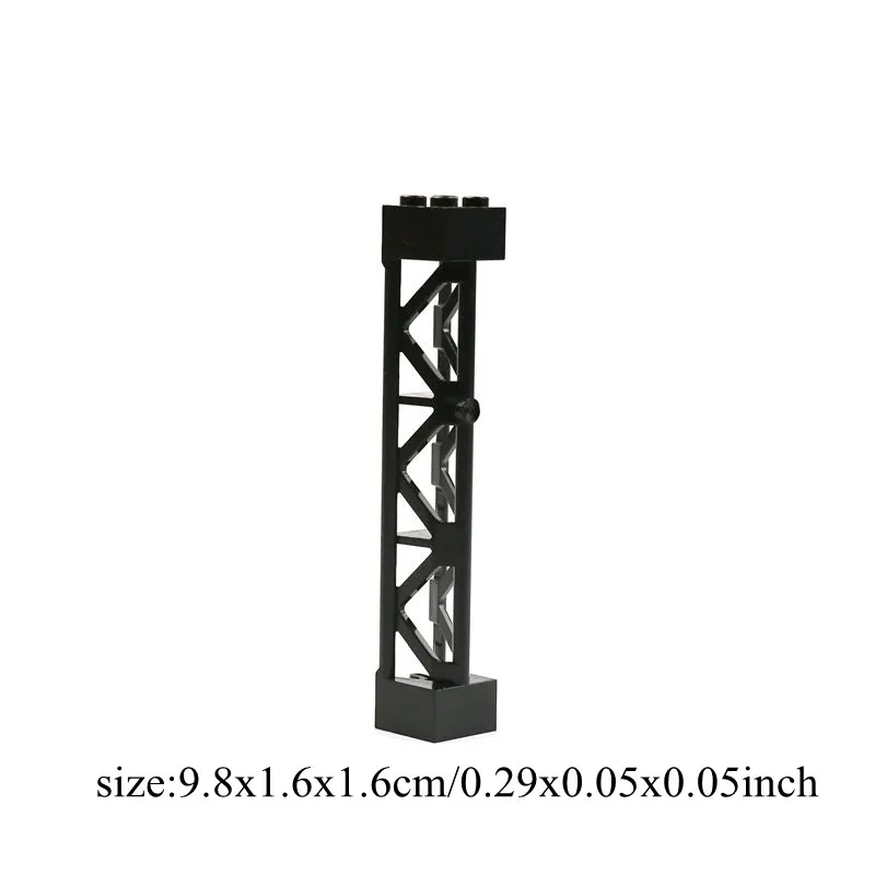 4pcs City Accessory Pillars High-tech MOC Parts for Military Building Block Christmas Gift Toys for Children