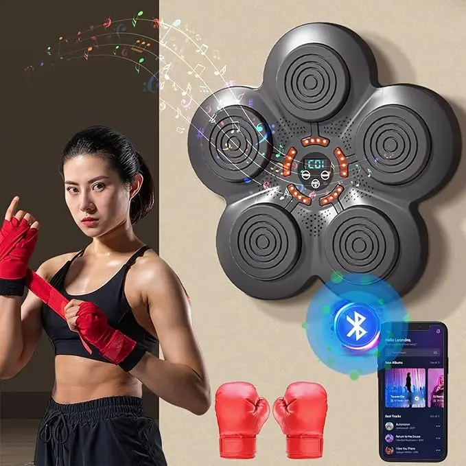 

Wall Target Led Lighted Relaxing Reaction Training Target Boxing Dummy Music Boxing Machi