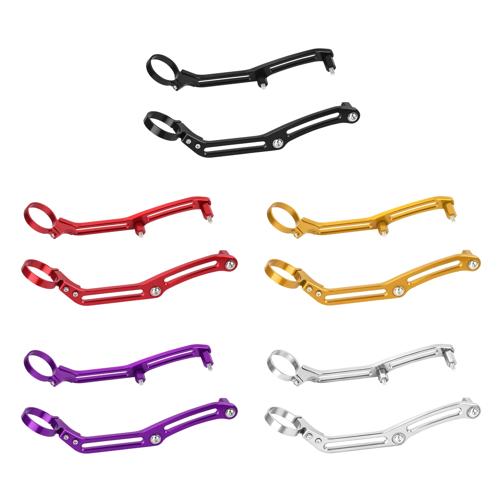 Motorcycle Shock Absorber Remote Reservoir Bracket Mount Clamps for Touring Road King Street Glide Electra Glide 2014-Up