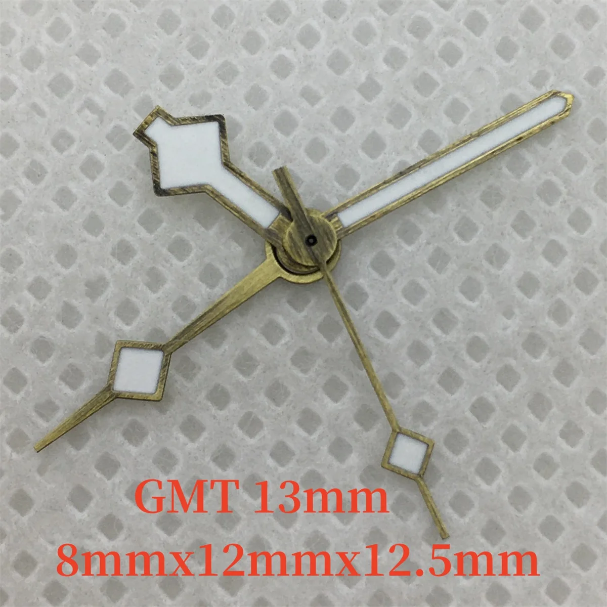 BLIGER-manecillas GMT de bronce, 4 pines, verdes que brillan en la oscuridad, para movimiento NH34, accesorios de repuesto para reloj de hombre