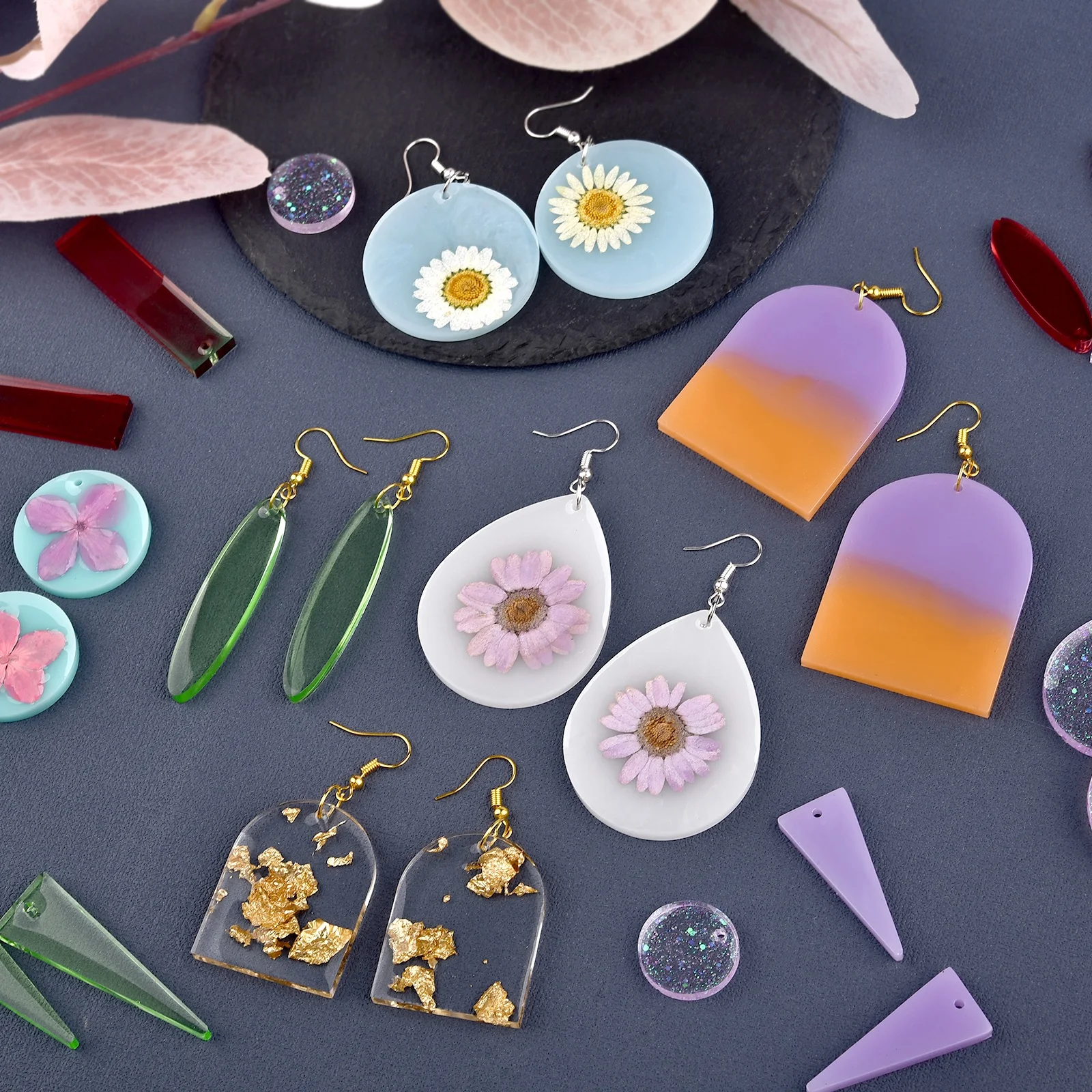 Geometric Resin Earring Mold 4