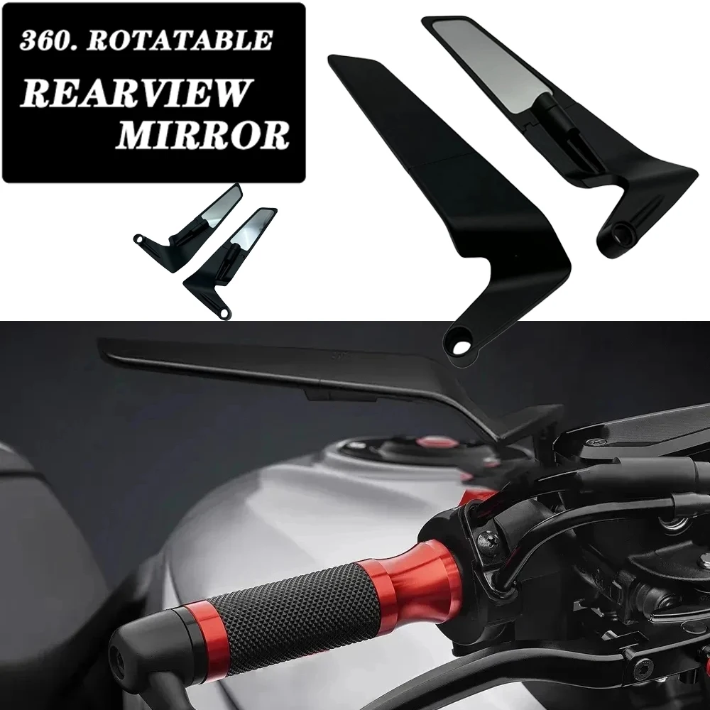 

For BMW G310R G 310 Adjustable Rear View Mirror Aluminum Motorcycle Universal Rearview Mirrors 360° Rotatable New 2021 -2023