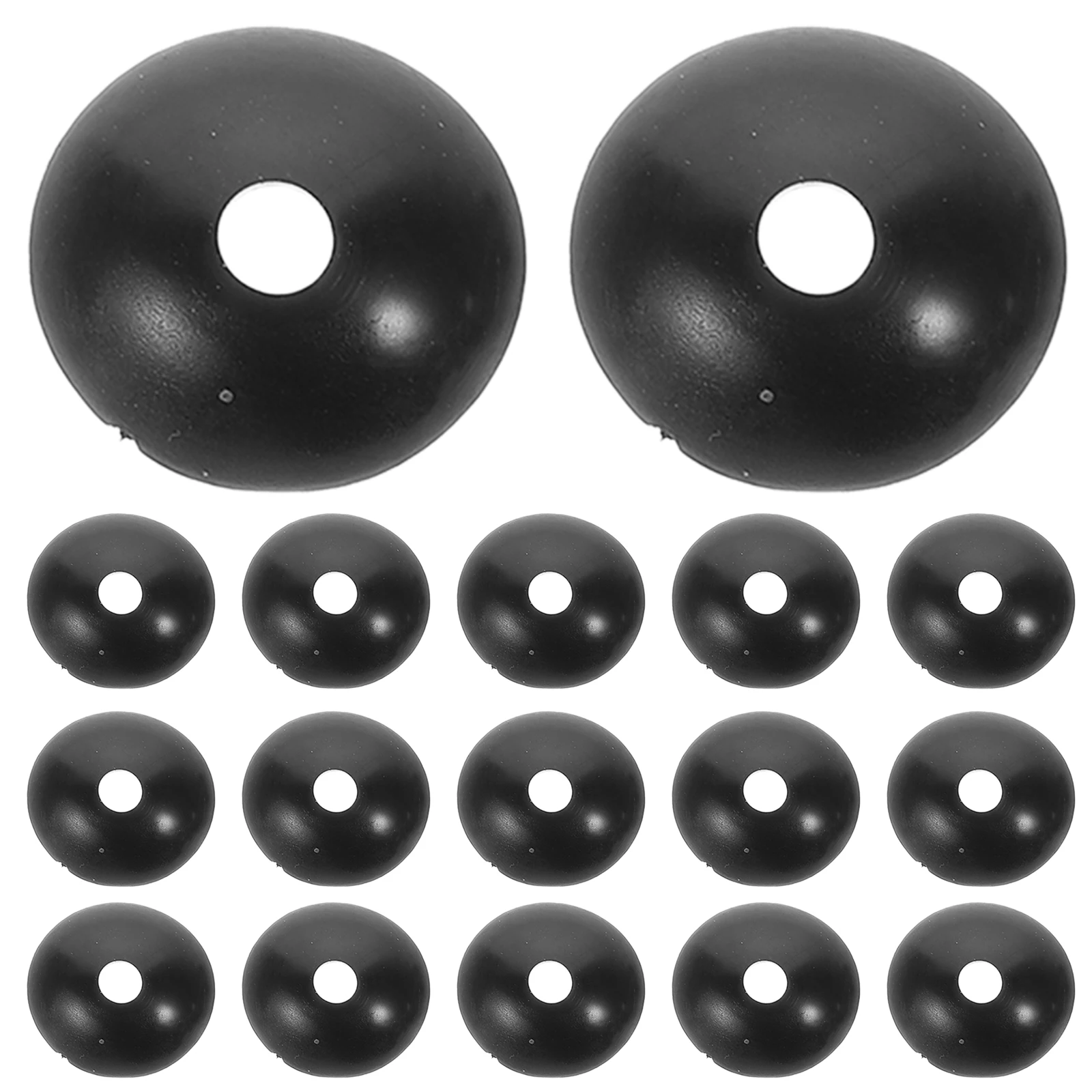 

20 Pcs RV Side Curtain Waterproof Cap Canopy Accessories Camper Clips Heavy Lights Pvc Bungee