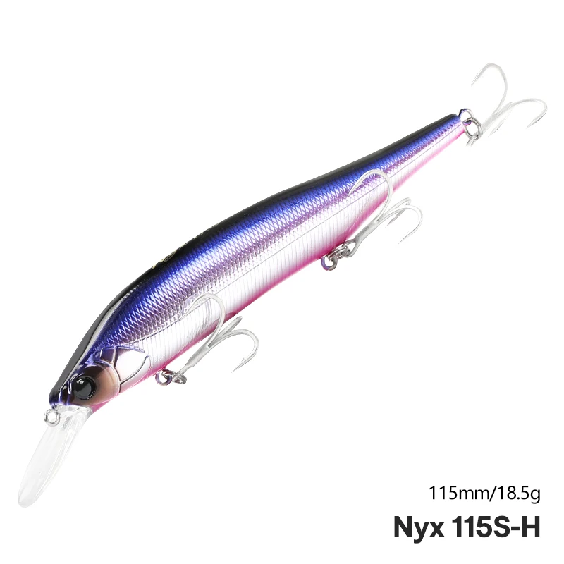 TSURINOYA 115S NYX SinKing Minnow Jerkbait 18,5 g 115 mm Salzwassersystem Künstlicher professioneller Angelköder