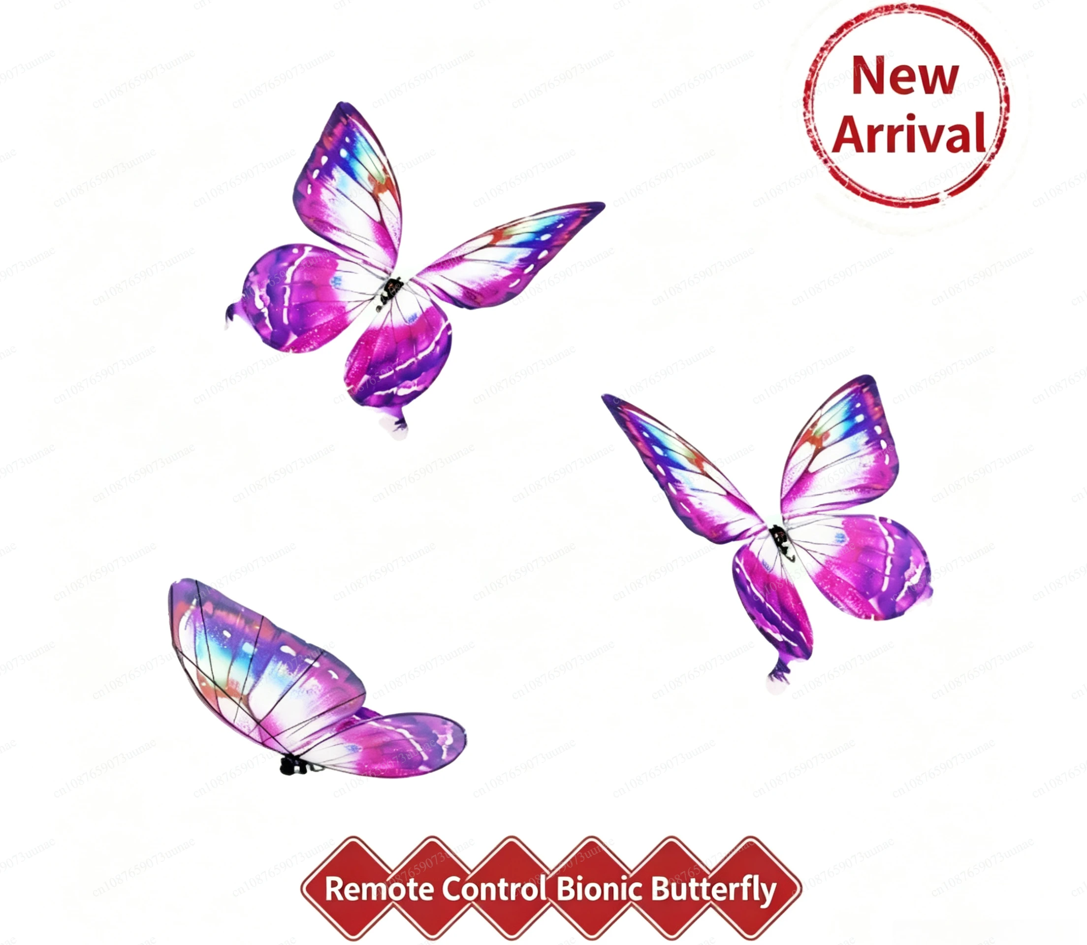 Bionic Flapping‑Wing Flying Butterfly, Handmade Colorful Wings Gravity‑Sensing Remote Control Simulation Flying Toy Device