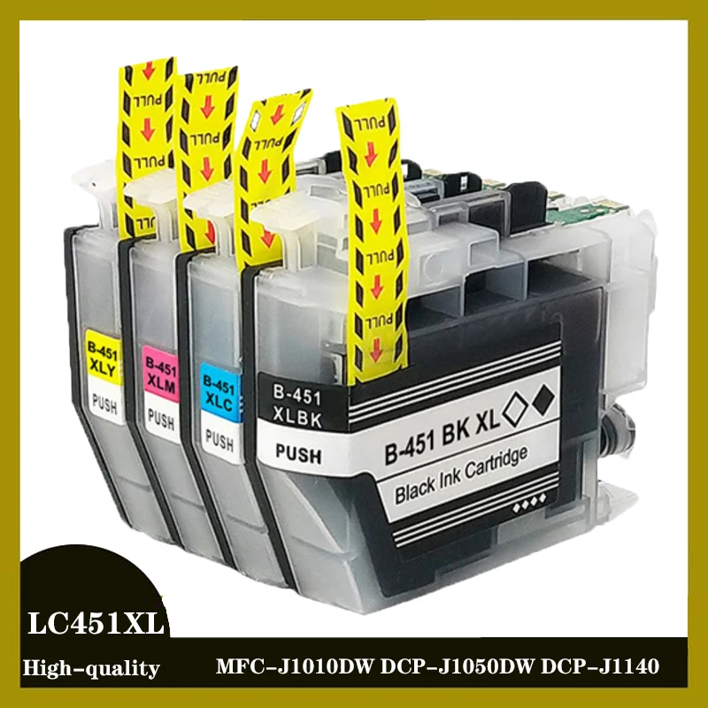 

LC451XL Compatible Cartridge for Brother LC 451xl 451XL ink cartridge DCP-J1050DW J1140 J1010DW Printer ink