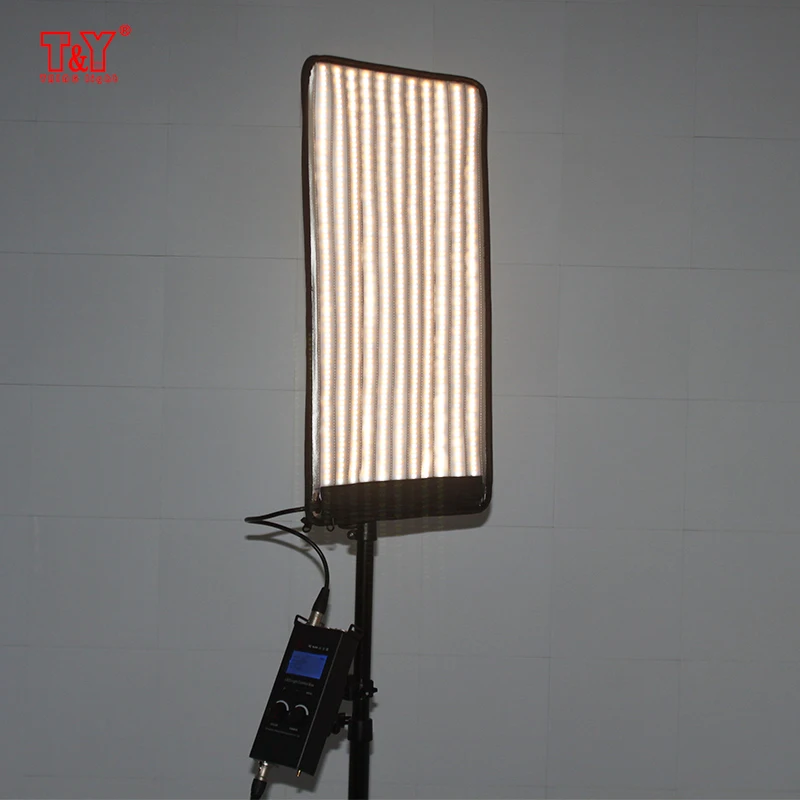 Photography studio softbox light kit bi-color LED flexible video light