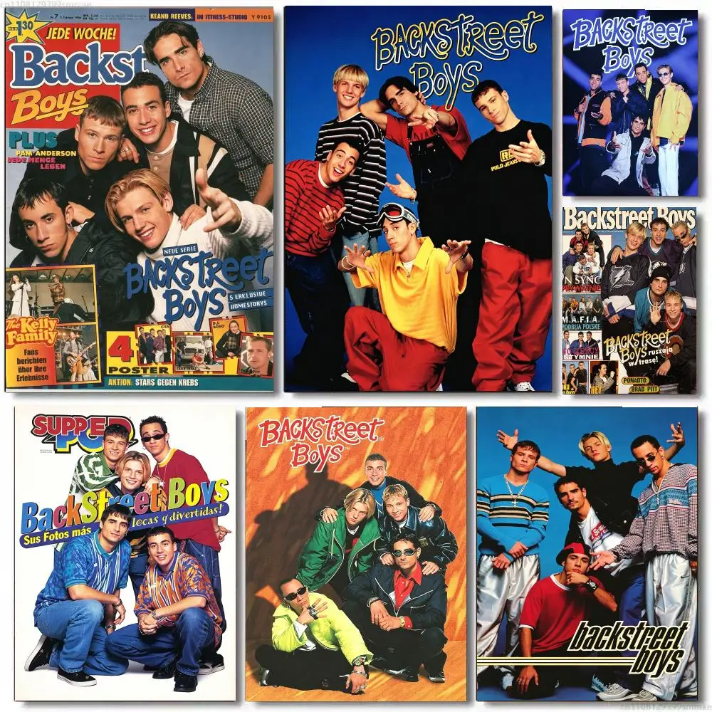Affiche Backstreet Boys, poster artistique tendance et classique, haute définition, autocollant, imperméable, décoration de chambre, nouveauté en promotion.