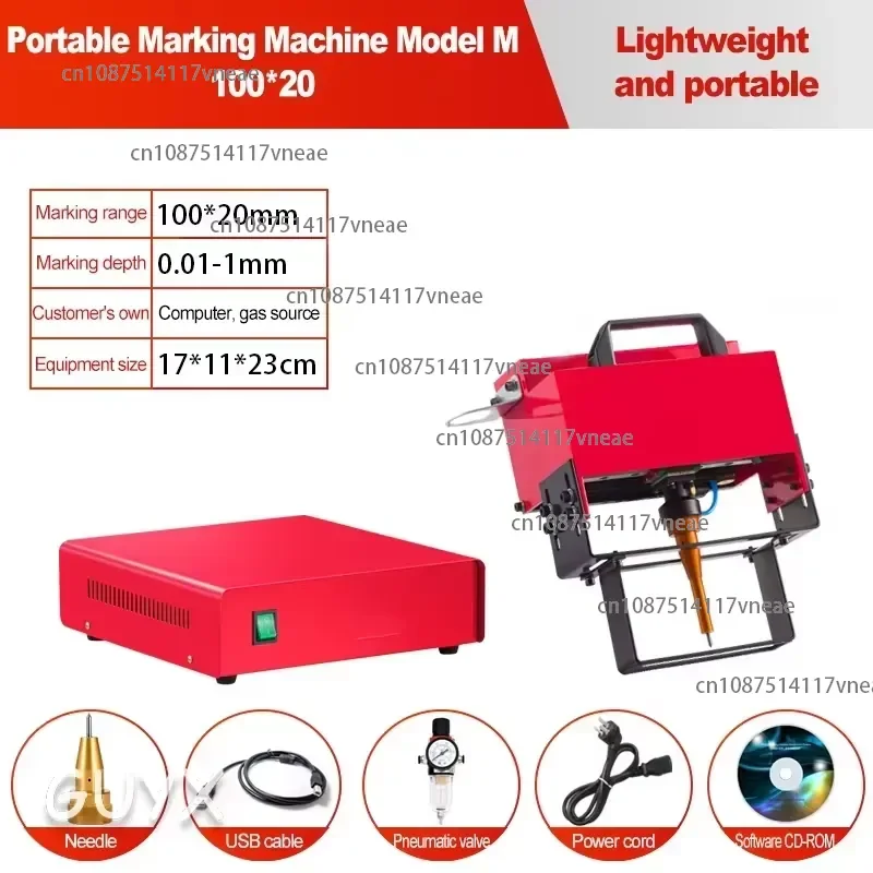 Portable Pneumatic Dot Marking Machine Metal Hand Marker Date Press Chassis Digital Engraving Machine Typewriter