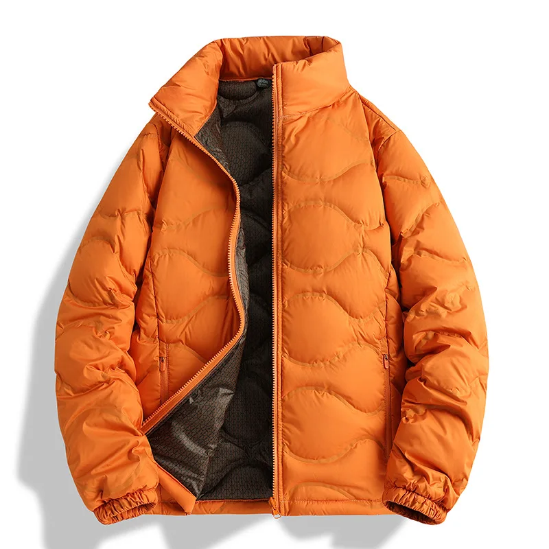 2025 في الهواء الطلق جديد أسفل سترة الرجال Winter90White بطة أسفل الوقوف طوق سميكة الجرافين الحرارية سترة النساء