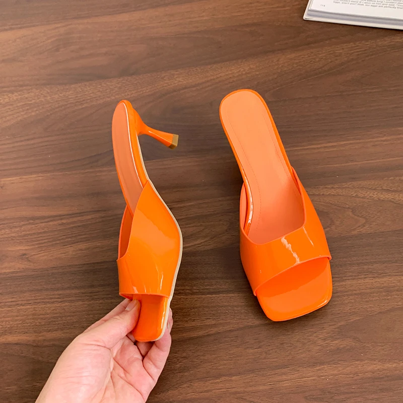 2025 Women High Heel Sandals Summer New Fashion Square Toe Open Toe Women Elegant Casual Comfortable