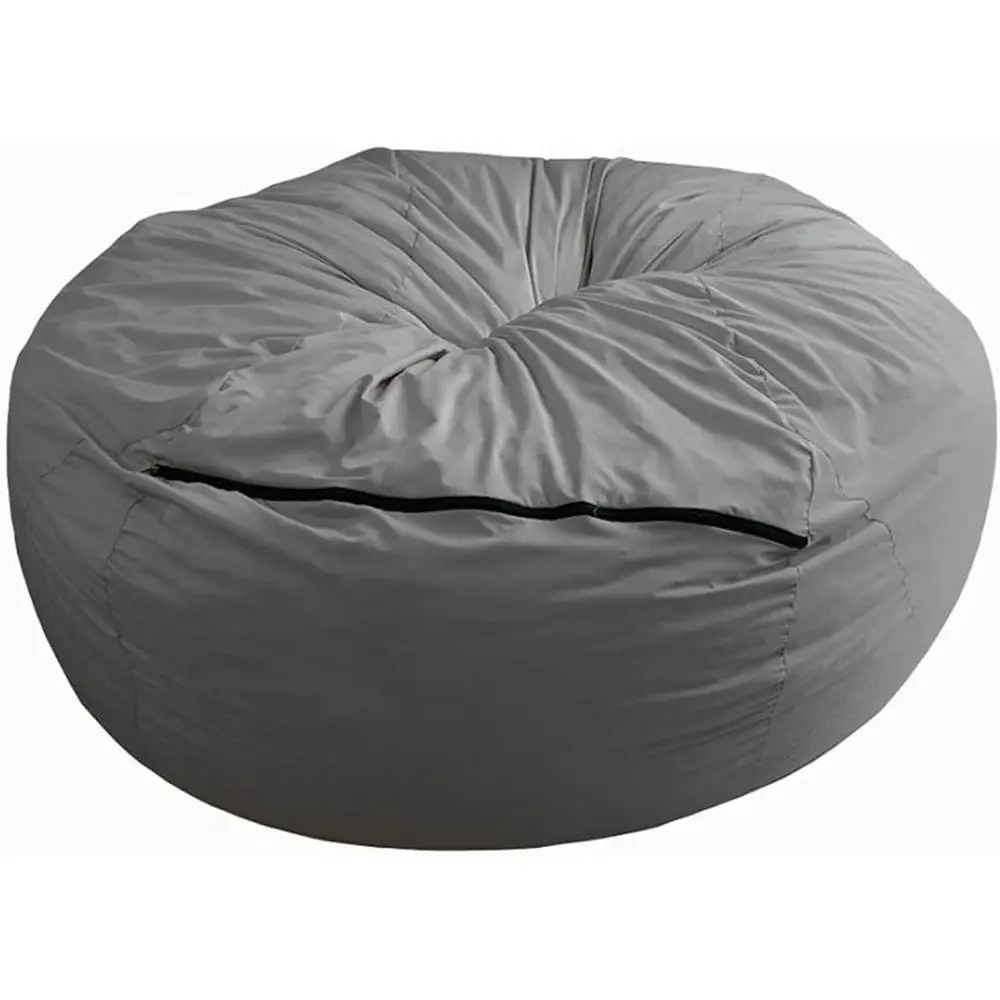 

Giant Adult Bean Bag Chair - Comfy, Fluffy, Round, Machine Washable Cover, Double Stitched for Kids & Adults